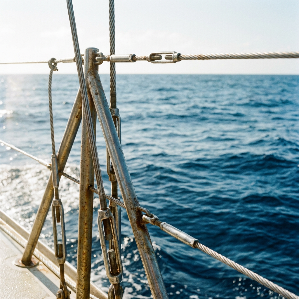 stainless steel wire rope for marine ship railing yacht deck rigging
